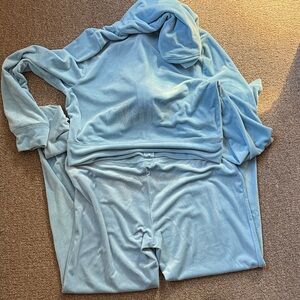 Juicy Couture Women's Blue Velour Lounge Set